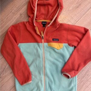 Patagonia micro d fleece zip up size: S (7-8)